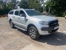 2017 FORD RANGER WILDTRAK 4X4 TDCI AUTO SILVER PICK UP, AUTOMATIC, 3.2 DIESEL, 102K MILES *PLUS VAT*