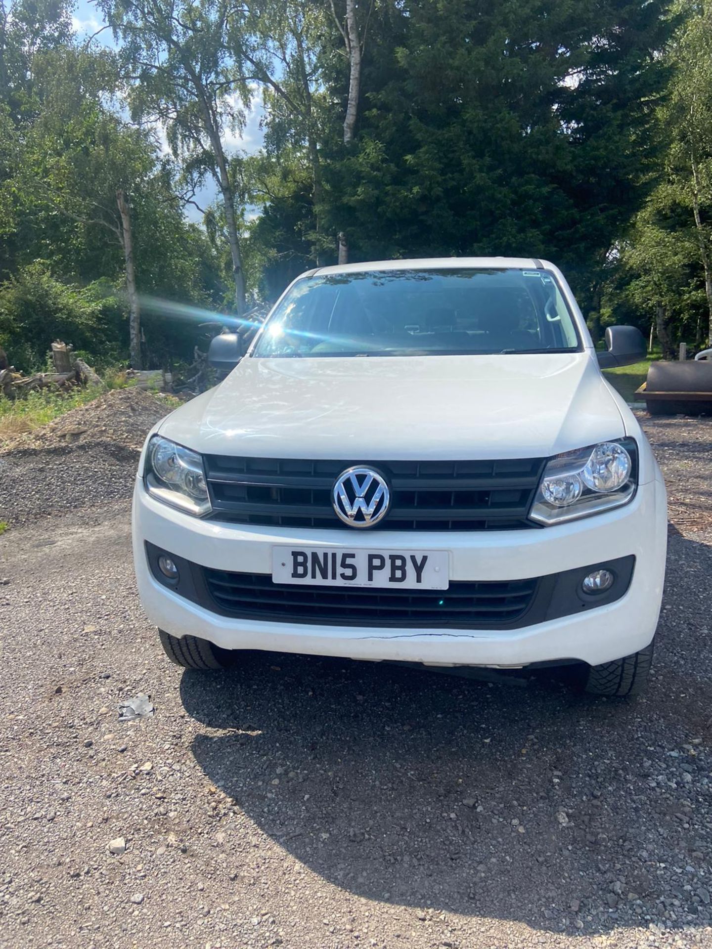 2015 VOLKSWAGEN AMAROK STARTLINE TDI 4MOTION DC WHITE PICKUP, 2.0 DIESEL, 125K MILES *PLUS VAT* - Image 2 of 10