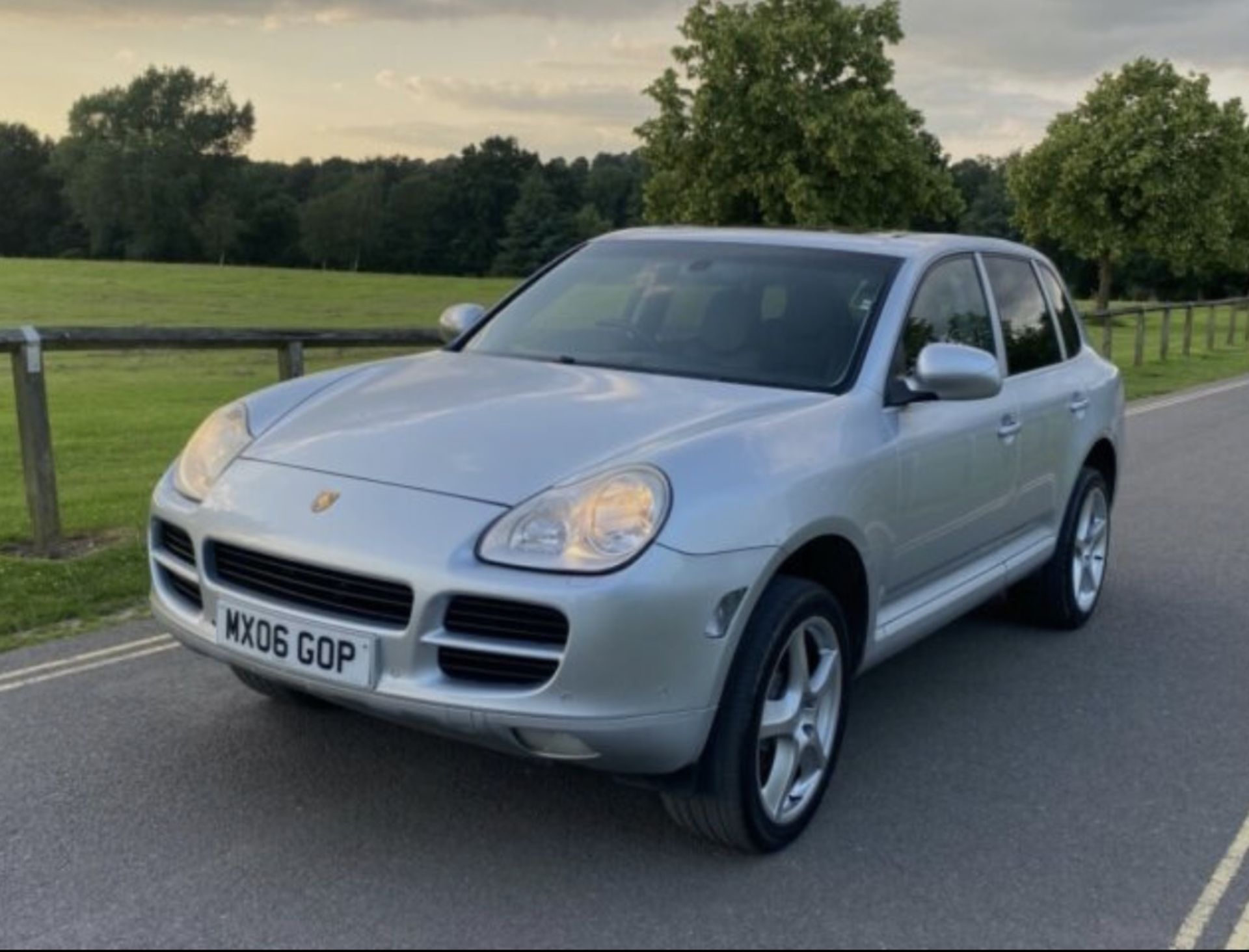 2006 PORSCHE CAYENNE TIPTRONIC S 4x4 SILVER ESTATE, AUTOMATIC, 150K MILES, 3.2 PETROL *NO VAT* - Image 2 of 9