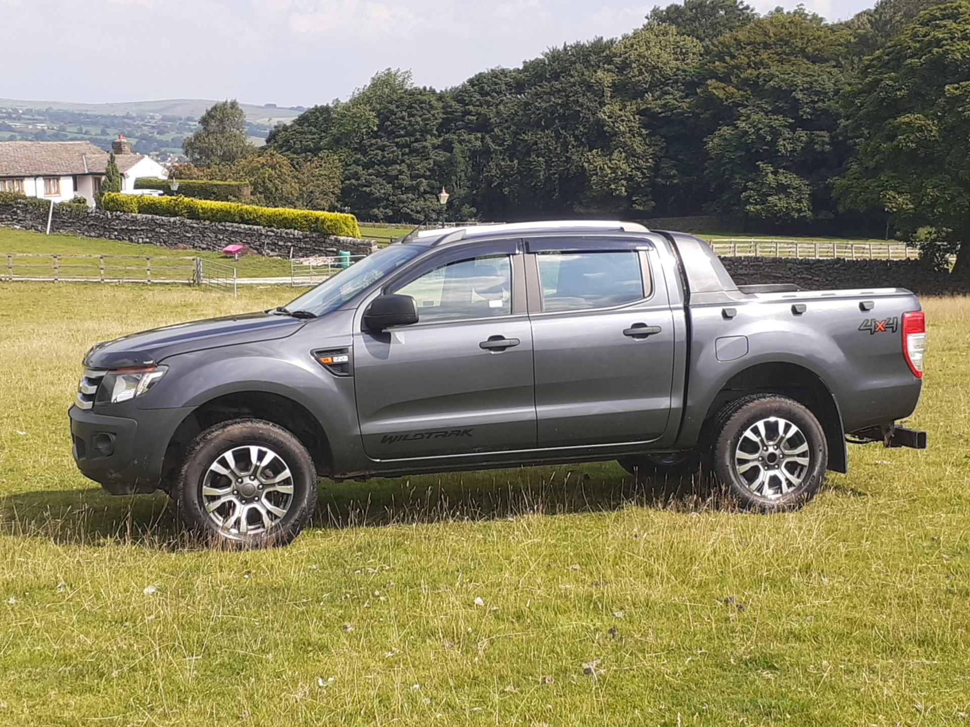 2021 REGISTERED FORD RANGER GREY PICK UP, 2.2 TDCI, 97K MILES, VEHICLE USED ON ARMY BASE SINCE 2015 - Image 2 of 11