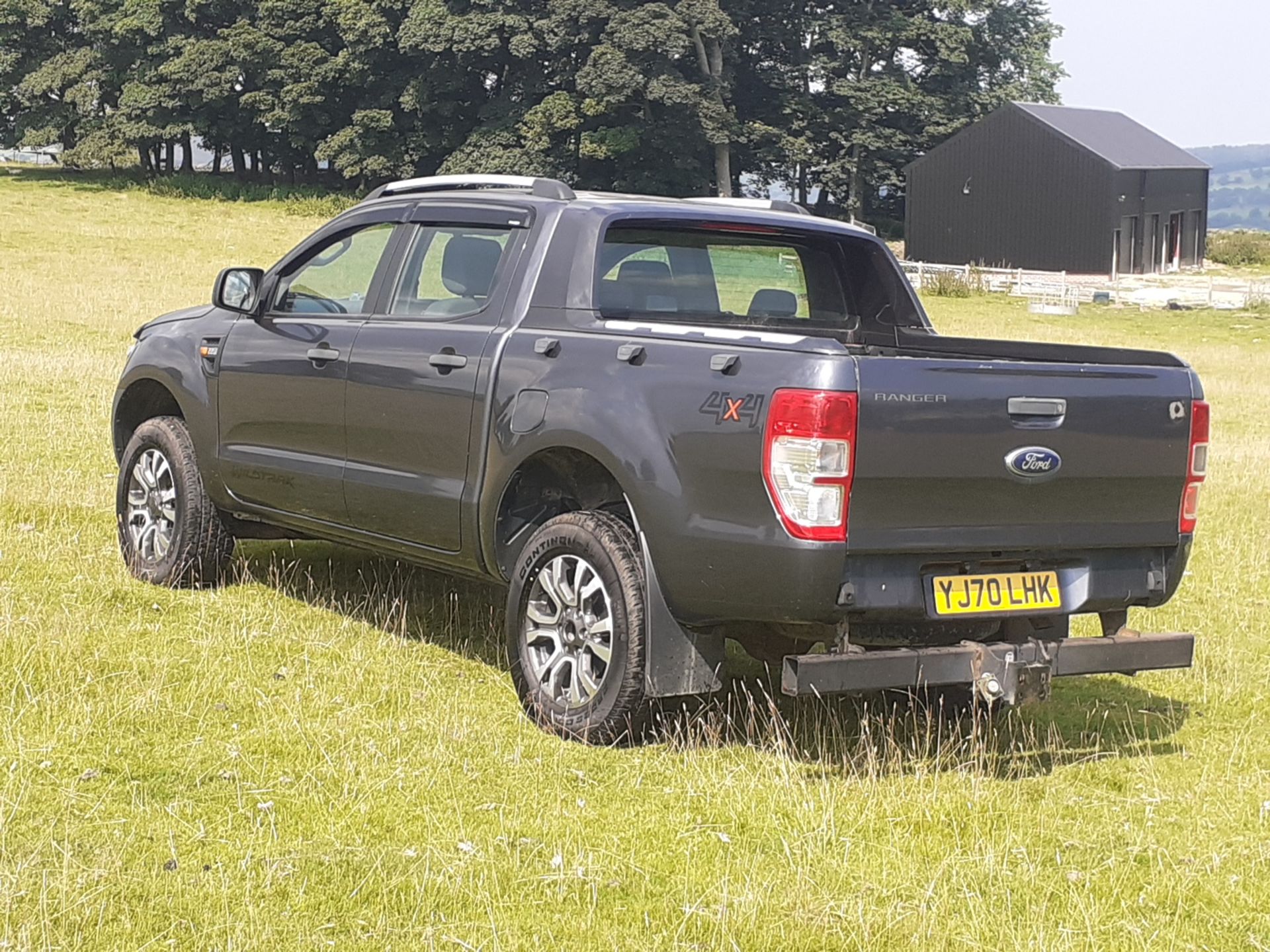 2021 REGISTERED FORD RANGER GREY PICK UP, 2.2 TDCI, 97K MILES, VEHICLE USED ON ARMY BASE SINCE 2015 - Image 3 of 11