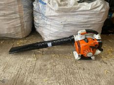 2018 STIHL BG86C-E LEAF BLOWER, RUNS AND WORKS, PIPES ARE INCLUDED *NO VAT*