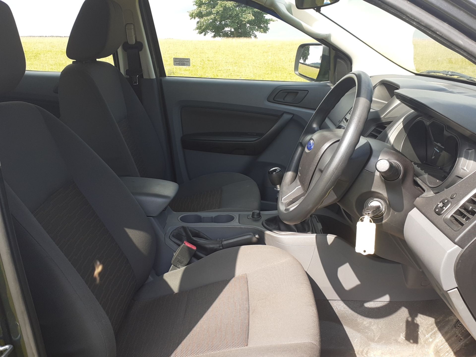 2021 REGISTERED FORD RANGER GREY PICK UP, 2.2 TDCI, 97K MILES, VEHICLE USED ON ARMY BASE SINCE 2015 - Image 8 of 11