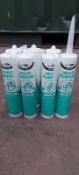 7 x MULTI PURPOSE TRANSLUCENT SEALANT, CLEAR SILICONE *PLUS VAT*