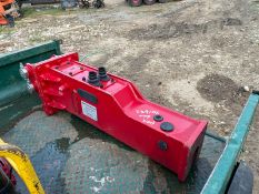 NEW AND UNUSED ES MANUFACTURING ESB00 ROCK BREAKER, SUITABLE FOR MINI DIGGER, 30mm PINS *NO VAT*