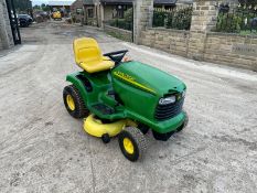 JOHN DEERE LT180 RIDE ON MOWER, RUNS AND DRIVES, 17hp JOHN DEERE V TWIN ENGINE *NO VAT*