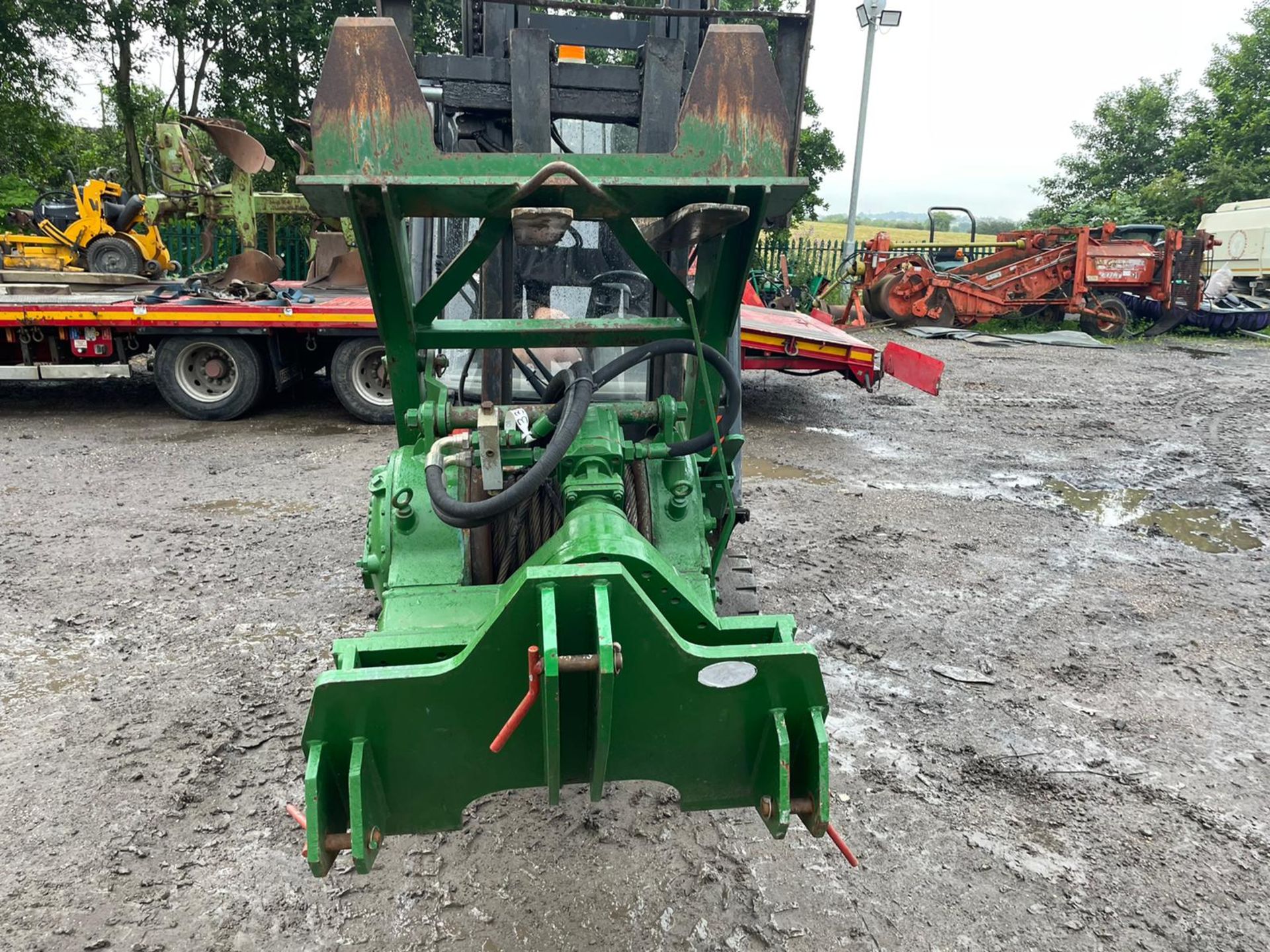 DS BOUGHTON 10ton WINCH, SUITABLE FOR 3 POINT LINKAGE, HYDRAULIC