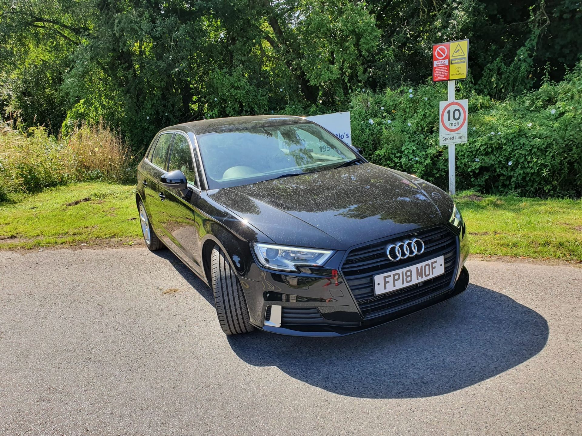 2018 AUDI A3 SPORT TDI BLACK 5 DOOR HATCHBACK, 1.6 DIESEL ENGINE, 54,666 MILES *NO VAT*