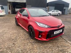 2020/70 REG TOYOTA GR YARIS 4WD, 3 DOOR HATCHBACK, 600 MILES, SHOWING 1 PREVIOUS KEEPERS