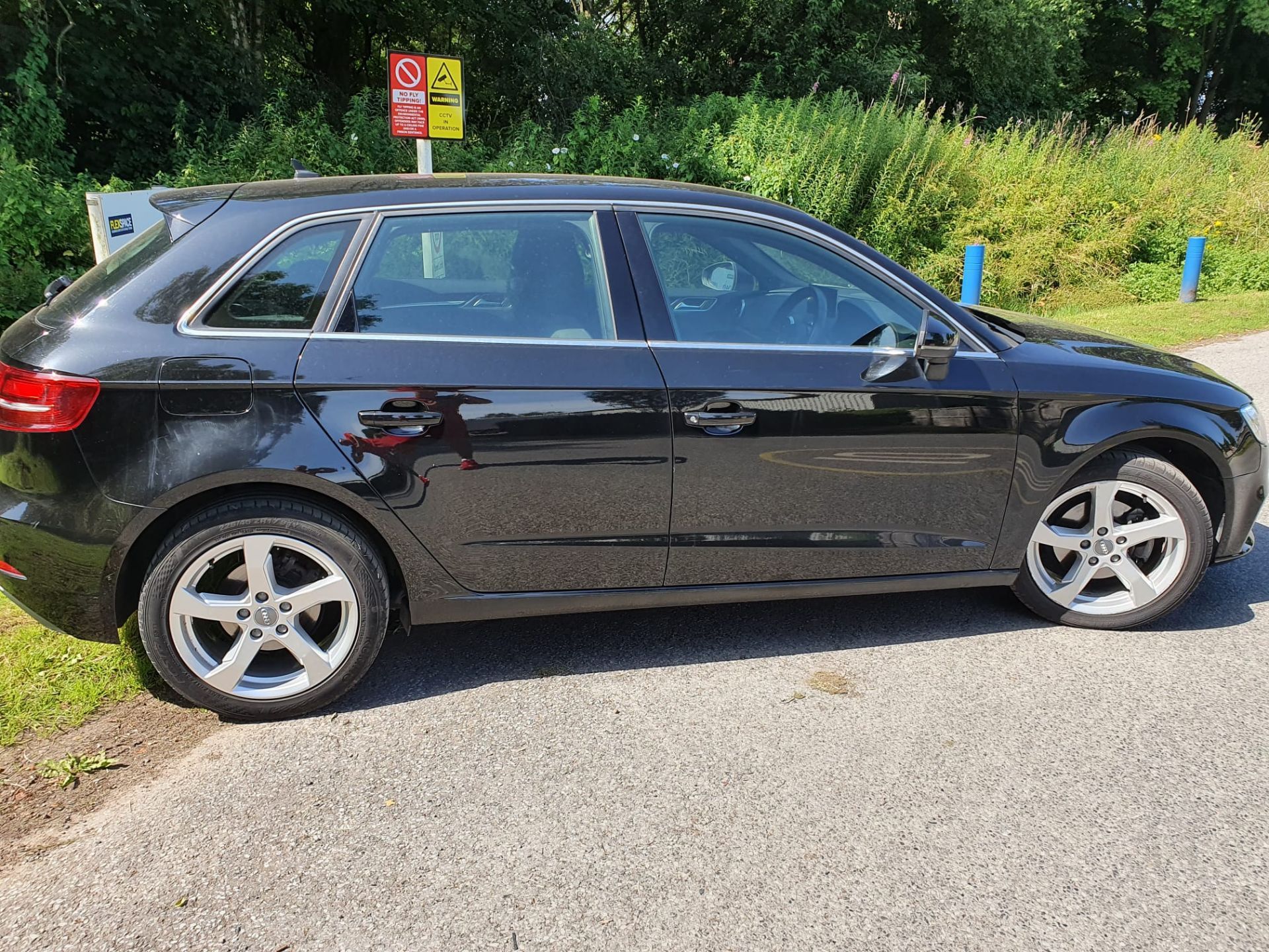 2018 AUDI A3 SPORT TDI BLACK 5 DOOR HATCHBACK, 1.6 DIESEL ENGINE, 54,666 MILES *NO VAT* - Image 2 of 15