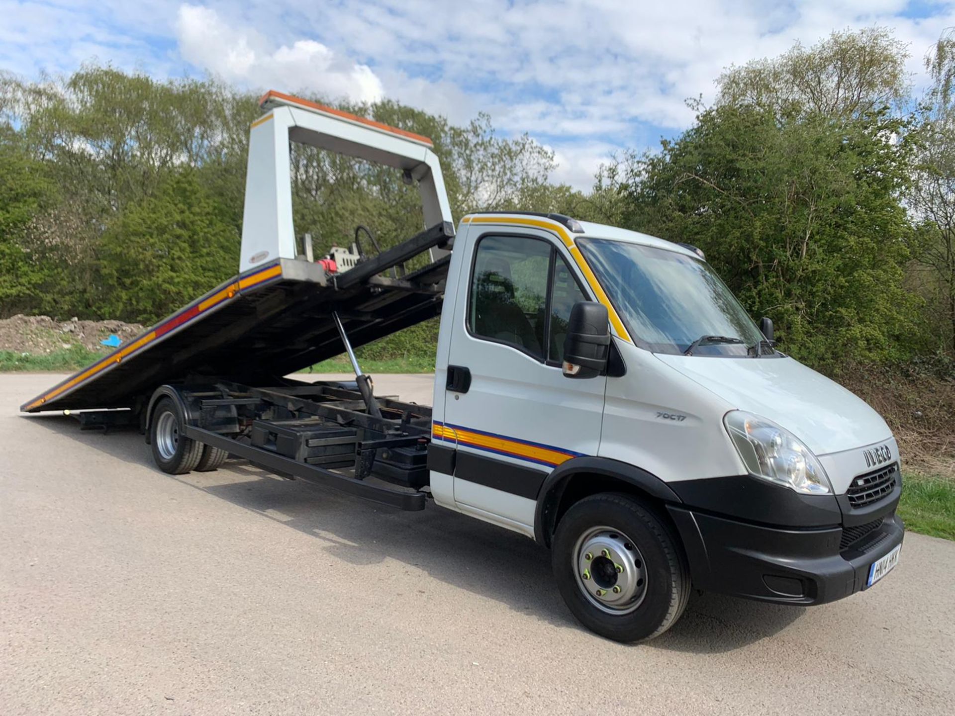 2014 IVECO DAILY 70C17 TILT & SLIDE RECOVERY, 3.0 DIESEL ENGINE, SHOWING 0 PREVIOUS KEEPERS - Image 2 of 19