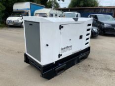 2014 SDMO 33 KVA SILENT GENERATOR, MITSUBISHI ENGINE, 5100 HOURS, RUNS AND WORKS WELL *PLUS VAT*