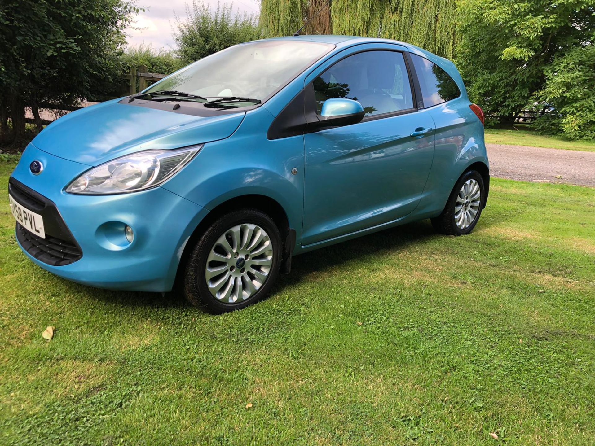 2008/58 FORD KA ZETEC TDCI BLUE 3 DOOR HATCHBACK, LOW MILEAGE 16,106 MILES, 1.3 DIESEL *NO VAT* - Image 3 of 13