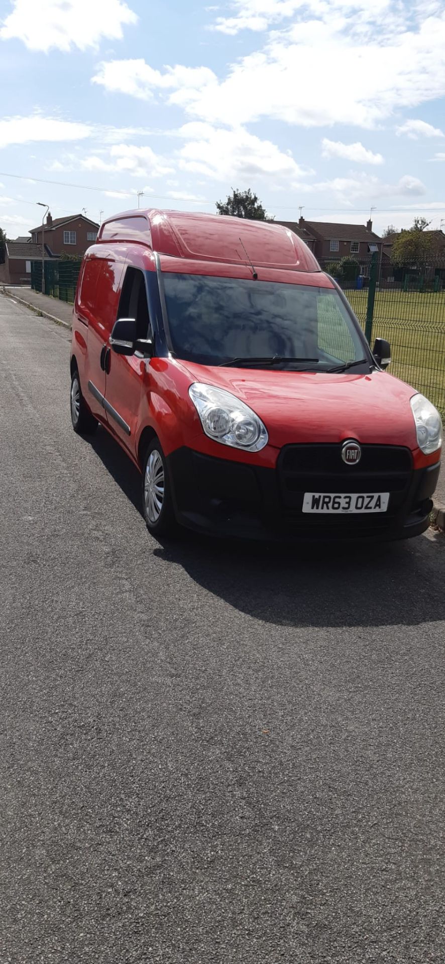 2013/63 FIAT DOBLO 16V XL MULTIJET LWB 1.6 RED PANEL VAN, LOW MILEAGE 41K MILES *PLUS VAT*