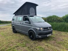 2016 VOLKSWAGEN 2 BIRTH CARAVELLE CAMPERVAN, NEW POP TOP, SHOWING 27,546 MILES *PLUS VAT*