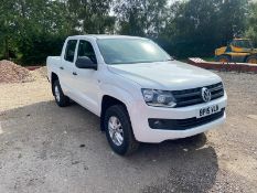 2015 VOLKSWAGEN AMAROK STARTLINE TDI 4MOTION DC WHITE PICK UP, 2.0 DIESEL, 141,500 MILES *PLUS VAT*