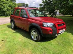 2006 LAND ROVER FREELANDER FREESTYLE TD RED ESTATE, 105,027 MILES WITH FSH, 2.0 DIESEL *NO VAT*