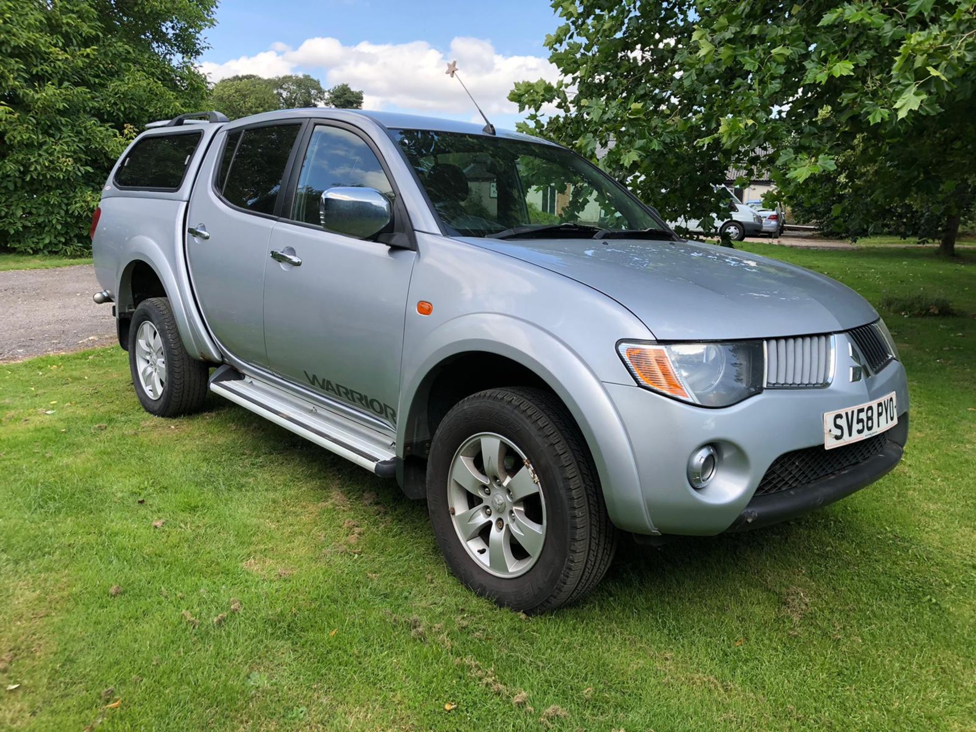 2008 MITSUBISHI L200 WARRIOR D/C 4WD SILVER PICK UP, 2.5 DIESEL ENGINE, 113,145 MILES *PLUS VAT*