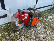 2018 HUSQVARNA K770 DISC CUTTER WITH NEW AND UNUSED HUSQVARNA 12" BLADE, RUNS AND WORKS *NO VAT*