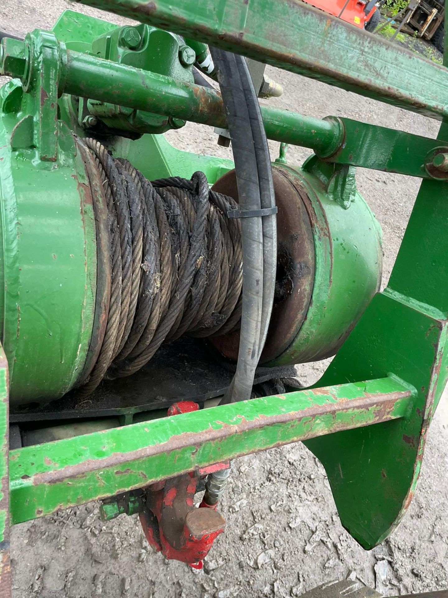 DS BOUGHTON 10ton WINCH, SUITABLE FOR 3 POINT LINKAGE, HYDRAULIC