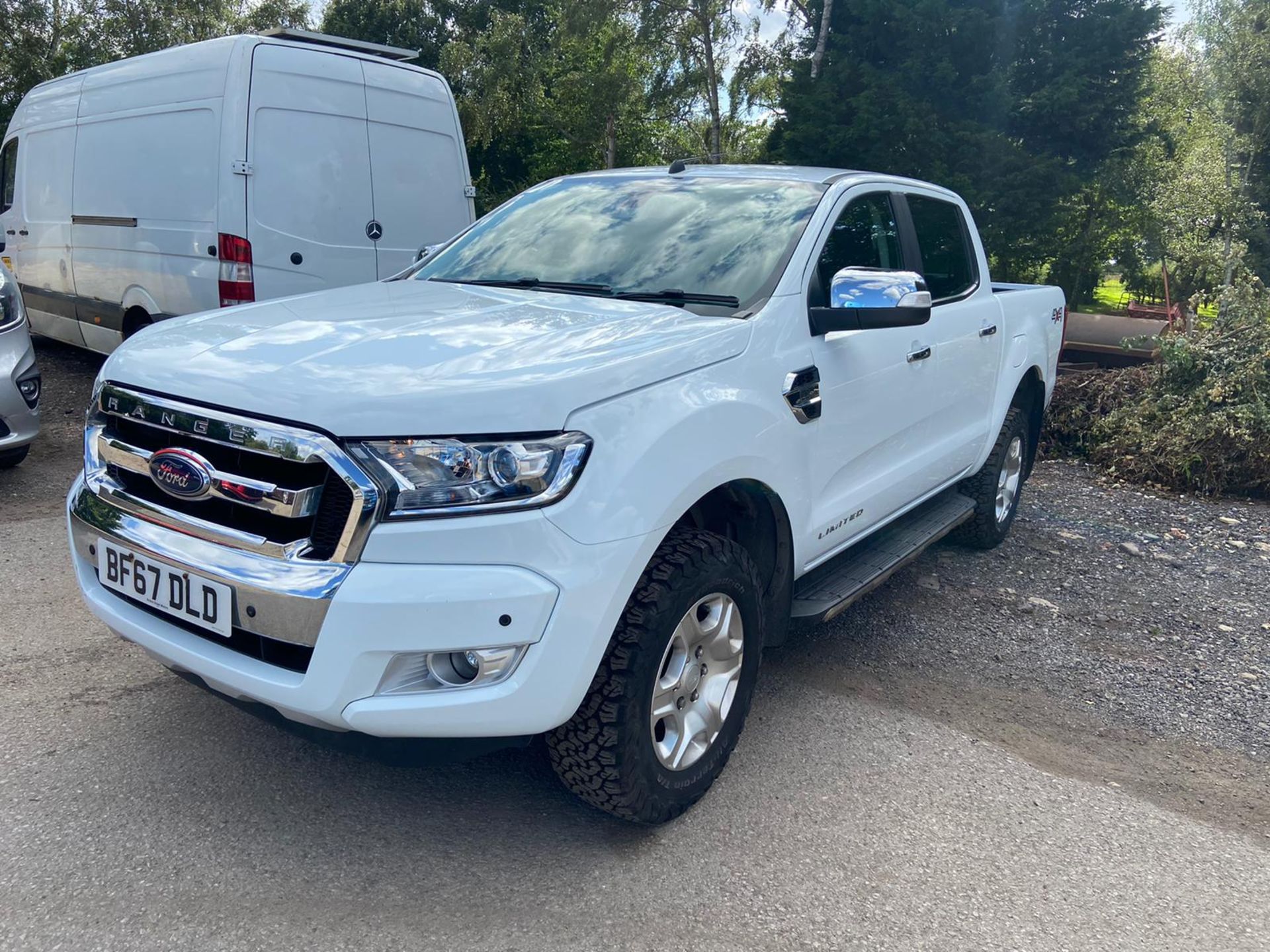 2017/67 FORD RANGER LIMITED 4X4 TDCI WHITE PICK UP, 2.2 DIESEL, 76K MILES, 6 SPEED MANUAL *PLUS VAT* - Image 3 of 13