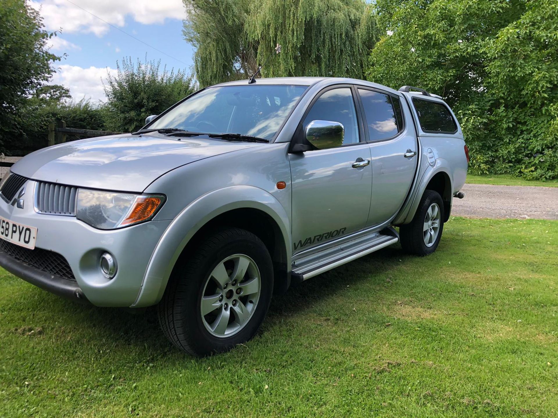 2008 MITSUBISHI L200 WARRIOR D/C 4WD SILVER PICK UP, 2.5 DIESEL ENGINE, 113,145 MILES *PLUS VAT* - Image 3 of 15