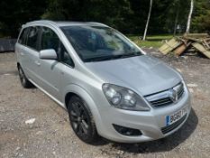 2010 VAUXHALL ZAFIRA SRI CDTI SILVER MPV, 1.9 DIESEL ENGINE, 129K MILES *NO VAT*