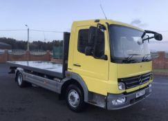 2008 MERCEDES ATEGO 1018 10ton 17ft FLAT BED TRUCK, AUTO, GOOD CONDITION, 445.000km *PLUS VAT*