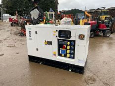 NEW AND UNUSED HARRINGTON 12KvA GENERATOR, KUBOTA 4 CYLINDER DIESEL ENGINE *PLUS VAT*