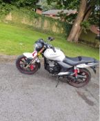 2014 KEEWAY RKV 125cc MOTORCYCLE, PETROL, FULL WORKING ORDER, LOGBOOK PRESENT *NO VAT*