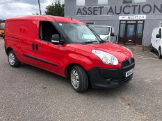 2014 FIAT DOBLO 16V MULTIJET RED PANEL VAN, 1.3 DIESEL ENGINE, 60,812 MILES *PLUS VAT*