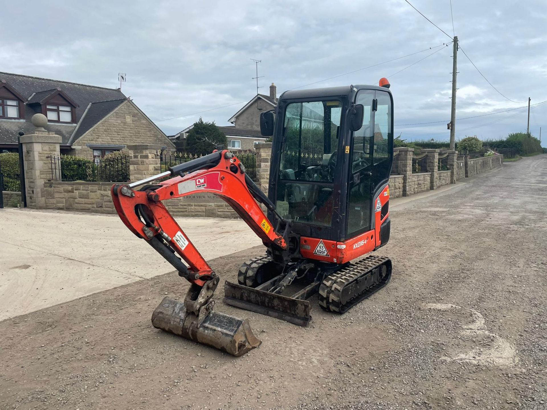 2017 KUBOTA KX016-4 MINI DIGGER, RUNS, DRIVES AND DIGS, SHOWING A LOW 1216 HOURS *PLUS VAT* - Image 11 of 20