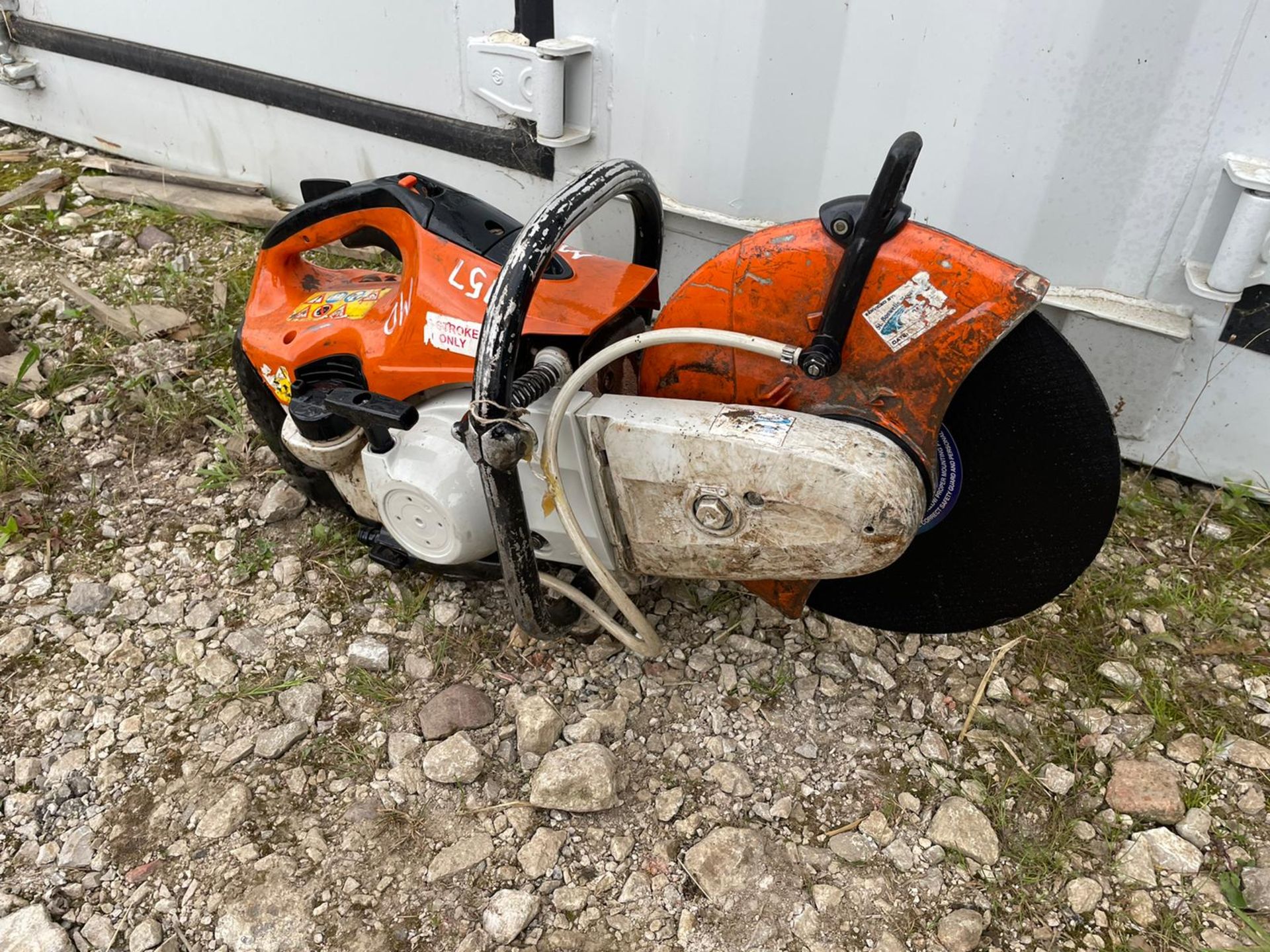 STIHL TS410 DISC CUTTER, COMPRESSION, DIRECT FROM PLANT HIRE COMPANY *NO VAT* - Image 5 of 5
