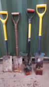 4 x GRAFTER SHOVELS *PLUS VAT*