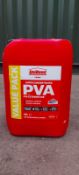 2 x 10L TUBS OF PVA (ONE NEW 10L AND ONE WITH APPROX 6L IN) *PLUS VAT*