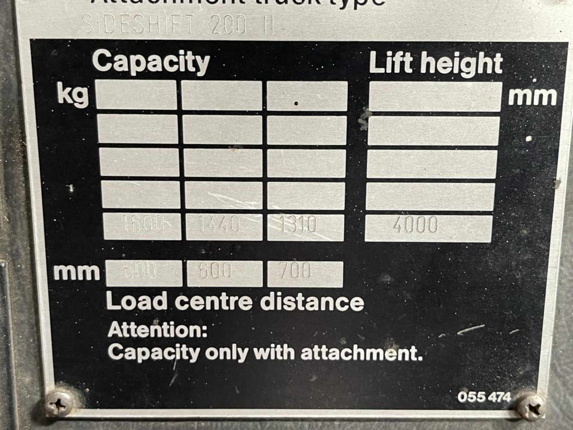 BOSS KE18 ELECTRIC FORKTRUCK, VERY GOOD WORKING ORDER, 8691 HOURS *PLUS VAT* - Image 7 of 9