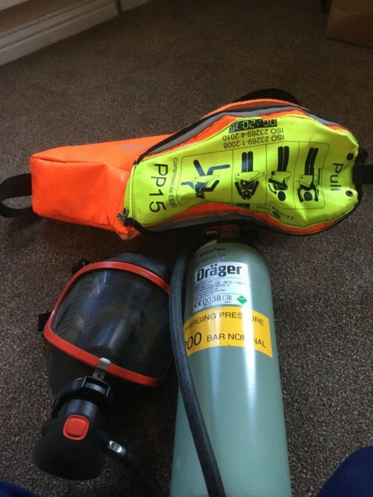 DRAGER SAVER PP15 EMERGENCY ESCAPE BREATHING APPARATUS *NO VAT* - Image 2 of 5