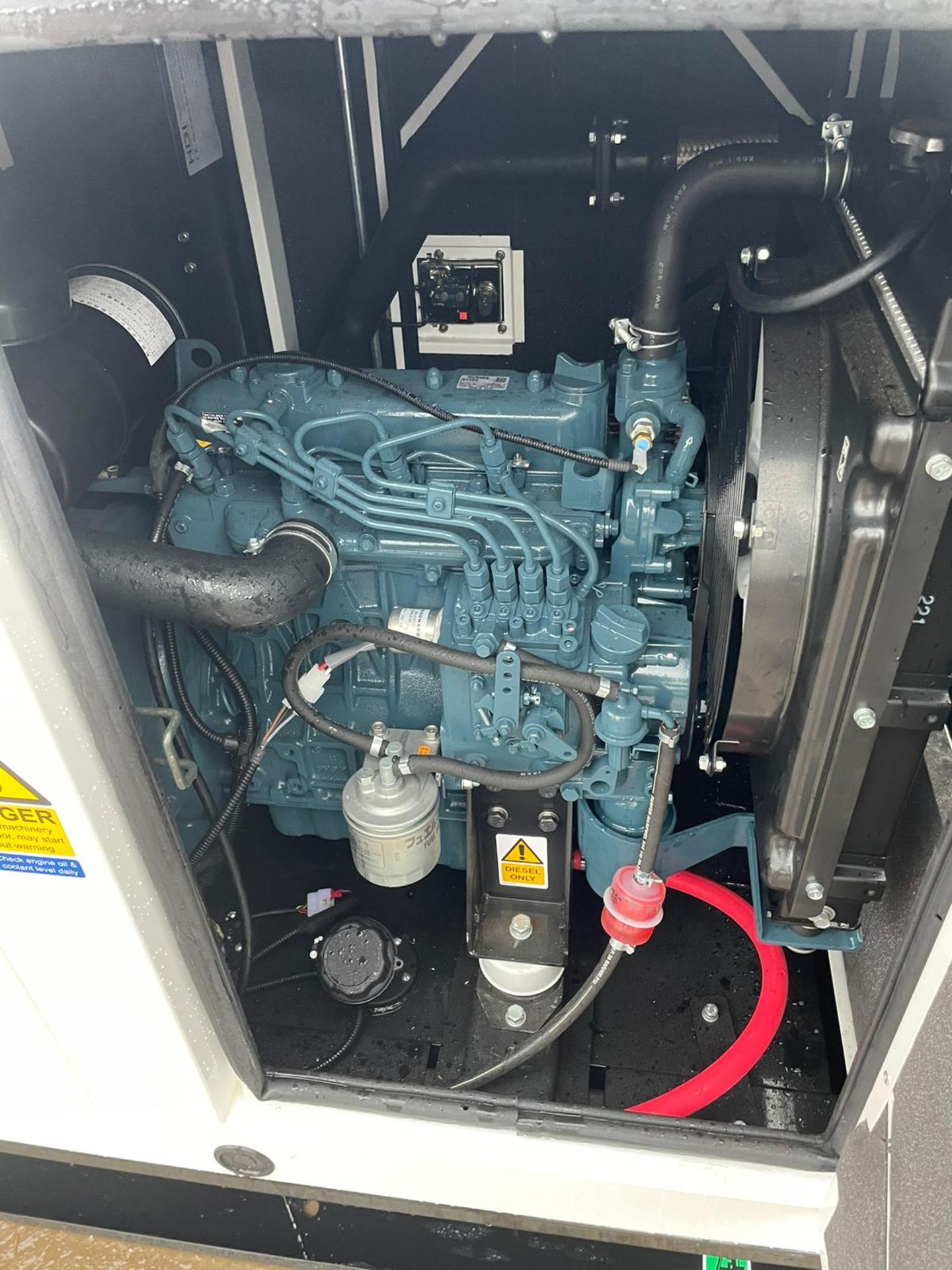 NEW AND UNUSED HARRINGTON 12KvA GENERATOR, KUBOTA 4 CYLINDER DIESEL ENGINE *PLUS VAT* - Image 5 of 9