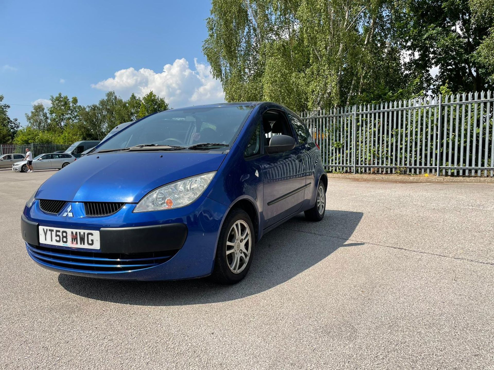 2008 MITSUBISHI COLT ATTIVO BLUE 3 DOOR HATCHBACK, 1.1 PETROL, 77,036 MILES *NO VAT* - Image 3 of 10