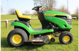 JOHN DEERE RIDE ON MOWERS, 17.5hp (13kw) ENGINE, 42 INCH EDGE MOWER DECK *PLUS VAT*