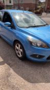 FORD FOCUS ZETEC 100 AUTO BLUE 5 DOOR HATCHBACK, 1.6 PETROL, 83,431 MILES *NO VAT*