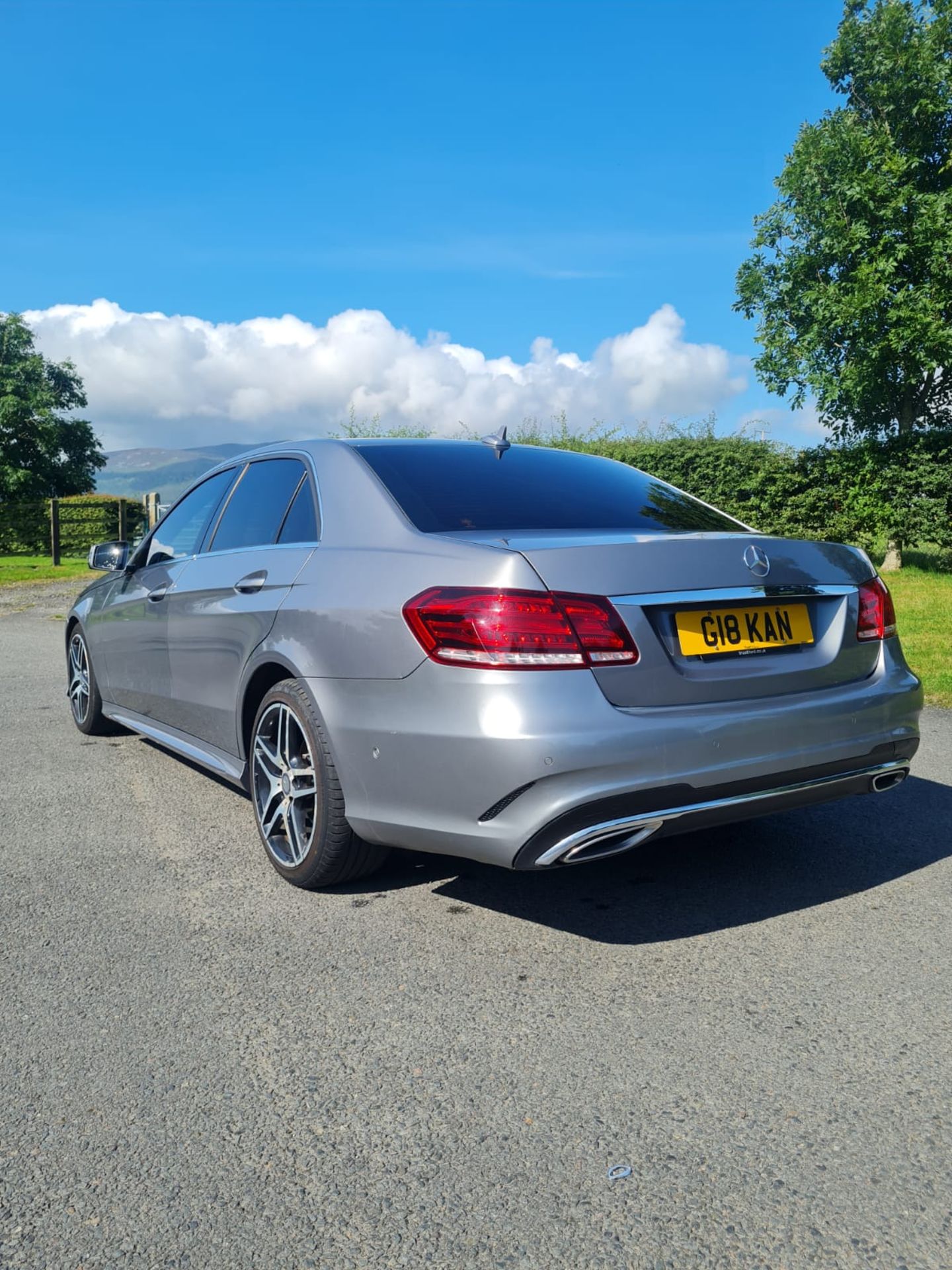 2015 MERCEDES-BENZ E350 AMG LINE BLUETEC AUTO SILVER SALOON, 100,506 MILES, 2987cc DIESEL *NO VAT* - Image 4 of 6