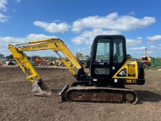 2015 HYUNDAI ROBEX R55-7 5.5ton EXCAVATOR / DIGGER, RUNS DRIVES AND DIGS, 2 SPEED TRACKING *PLUS VAT