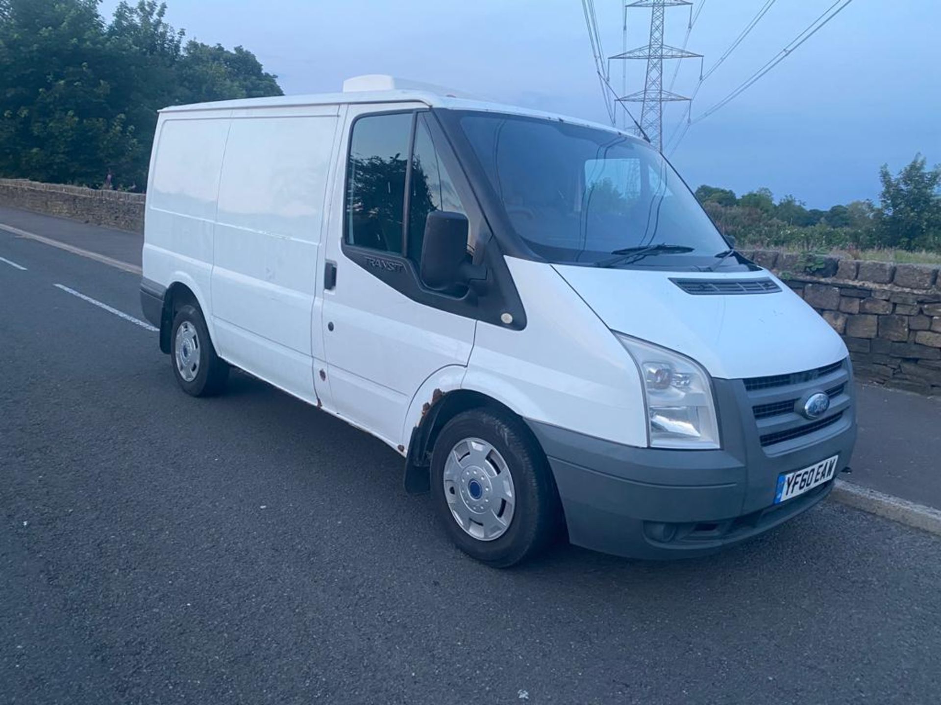 2011 FORD TRANSIT 115 T280S FWD WHITE FRIDGE PANEL VAN, 2.2 DIESEL ENGINE, 189,265 MILES *NO VAT*