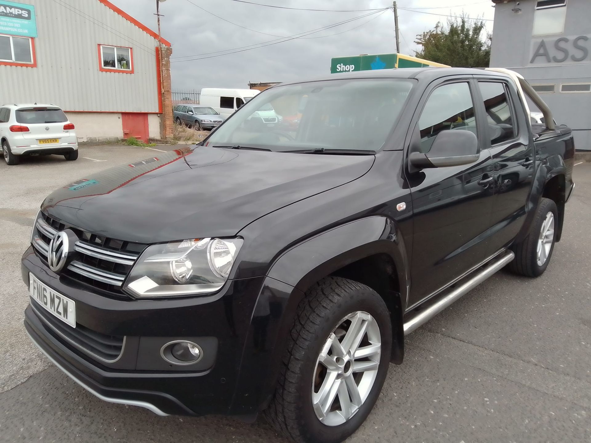 2016 VOLKSWAGEN AMAROK HIGHLINE 4MOTION DC A BLACK PICK UP, 164,557 MILES, 2.0 DIESEL *PLUS VAT* - Image 2 of 14