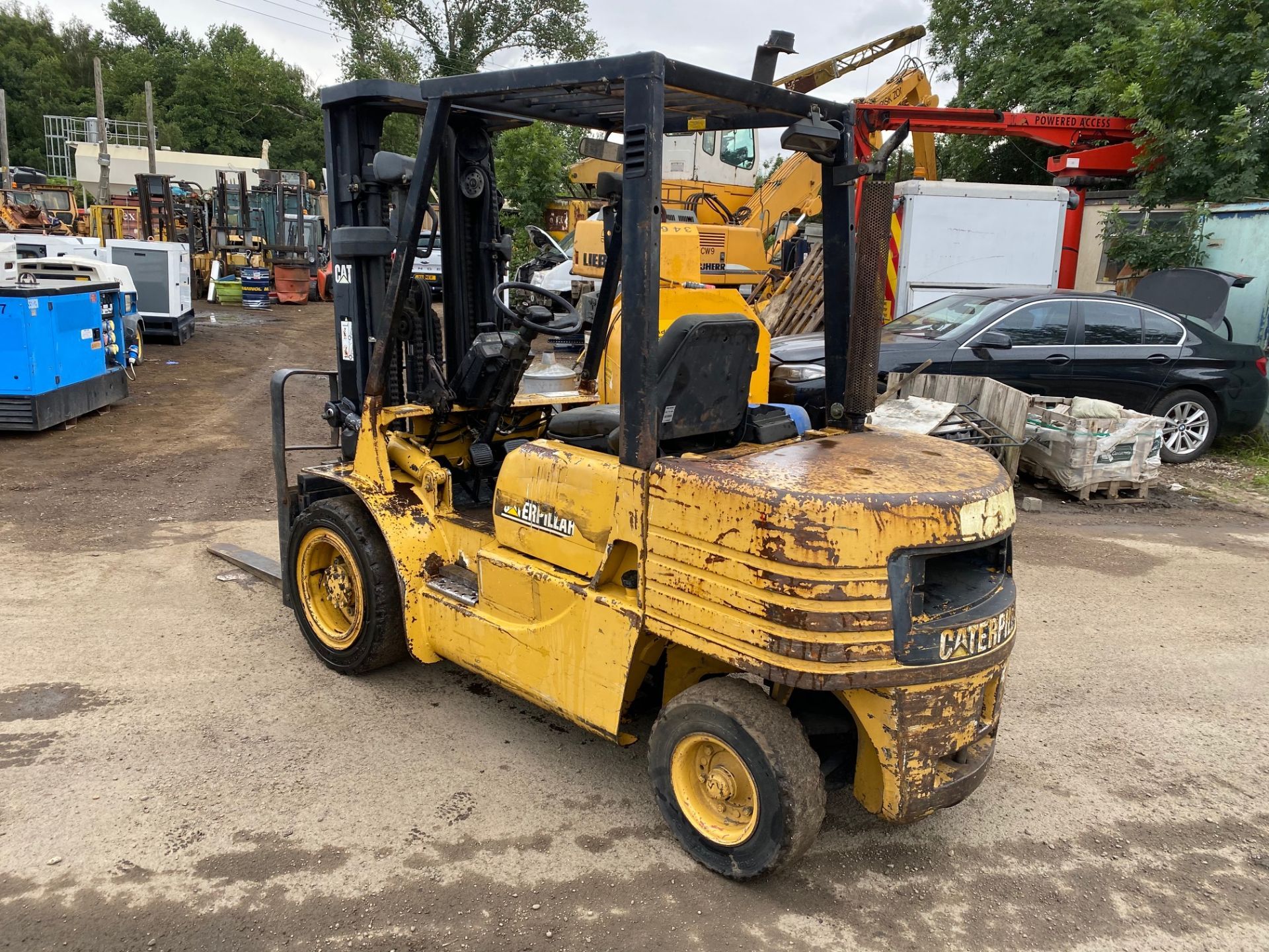 1999 CAT DP25 DIESEL FORKLIFT, CONTAINER MAST, SIDESHIFT, 3800 HOURS, STARTS AND RUNS WELL *PLUS VAT - Image 4 of 5