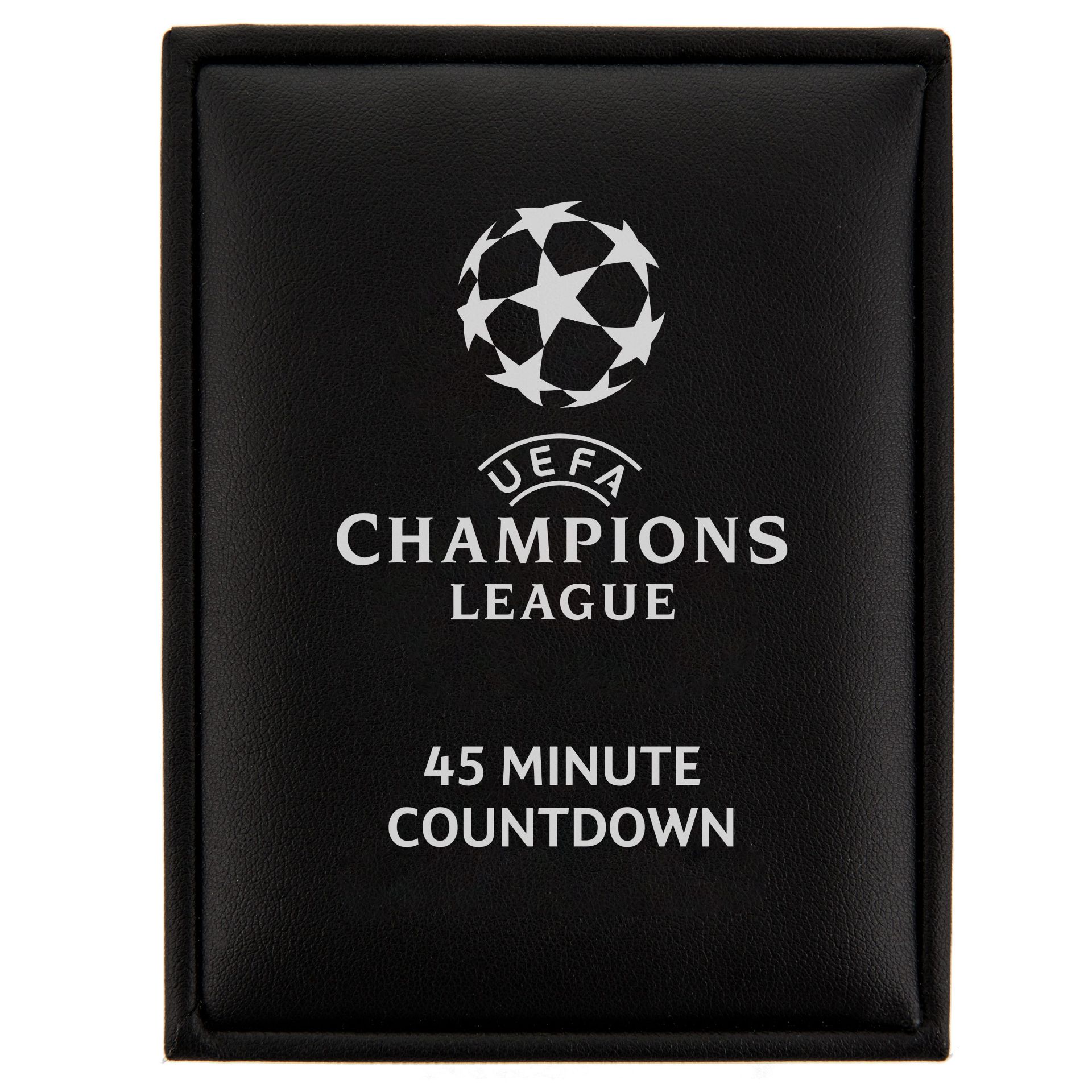 BRAND NEW OFFICIAL UEFA CHAMPIONS LEAGUE 45 MINUTE COUNTDOWN WATCH CL45-STB-GRBLP, RRP £225 - Image 5 of 5