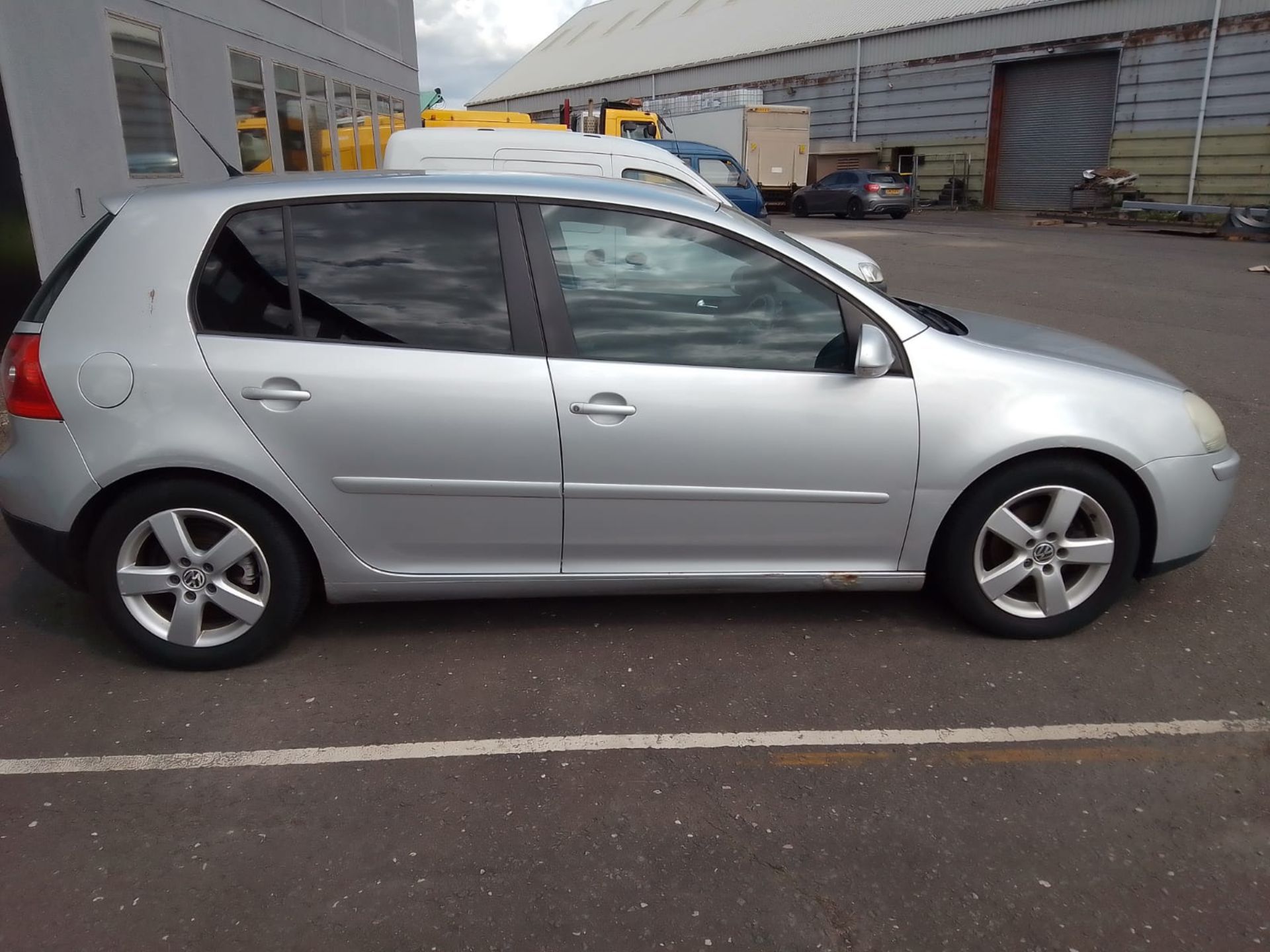 2007 VOLKSWAGEN GOLF TDI SPORT SILVER 5 DOOR HATCHBACK, 1.9 DIESEL, 201,542 MILES *NO VAT*