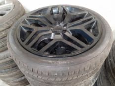 4 x LAND ROVER RANGE ROVER WHEELS WITH TYRES 275 40 22, FITS SPORT VELAR NEW DEFENDER *NO VAT*