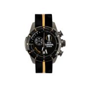 BRAND NEW OFFICIAL UEFA EUROPA LEAGUE 45 MINUTES COUNTDOWN WATCH EL45-BLKB-BLORP, RRP £225